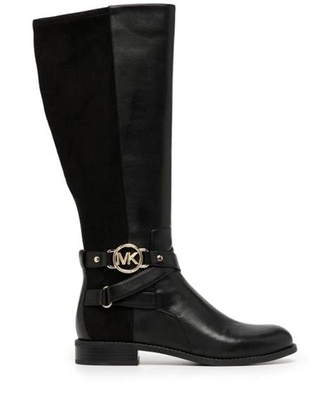 michael kors rory boots black|Michael Kors thigh high boots.